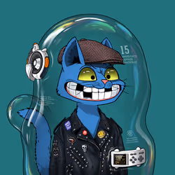 Mars Cat in Spacesuit #1190