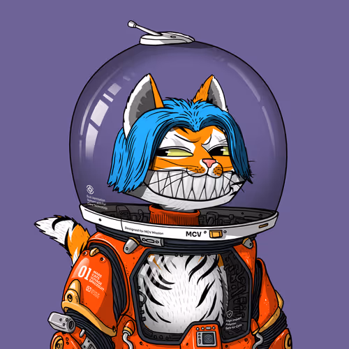 Mars Cat in Spacesuit #322