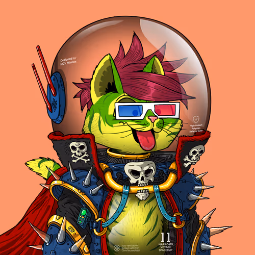 Mars Cat in Spacesuit #257