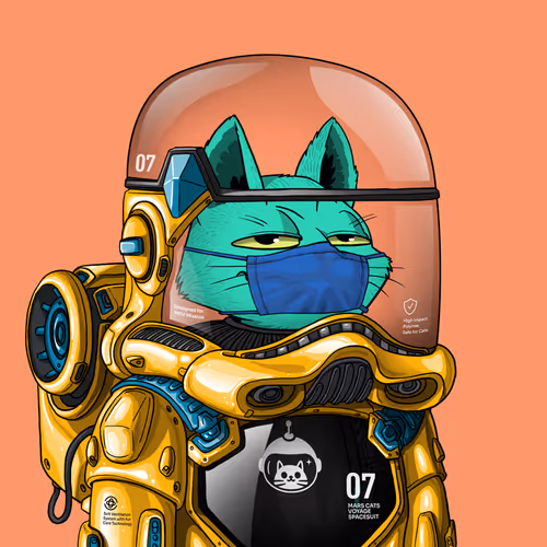 Mars Cat in Spacesuit #1965