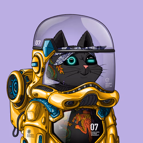 Mars Cat in Spacesuit #1154