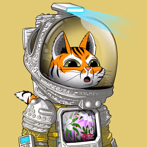 Mars Cat in Spacesuit #472