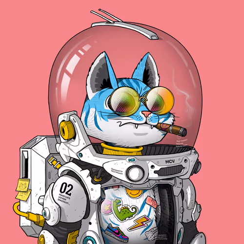 Mars Cat in Spacesuit #615