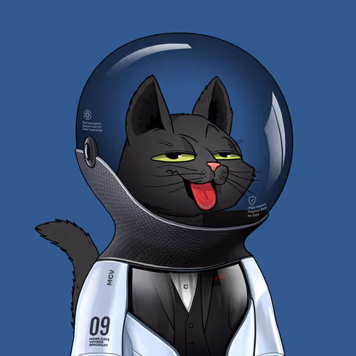 Mars Cat in Spacesuit #1156
