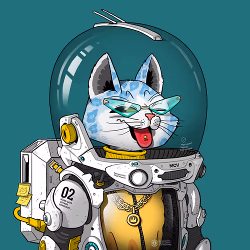 Mars Cat in Spacesuit #974