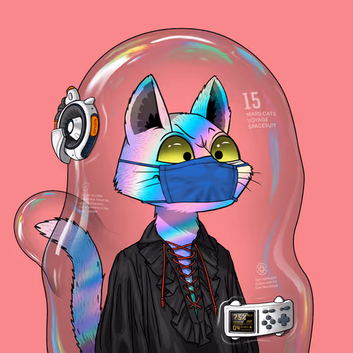 Mars Cat in Spacesuit #1462