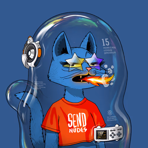 Mars Cat in Spacesuit #210