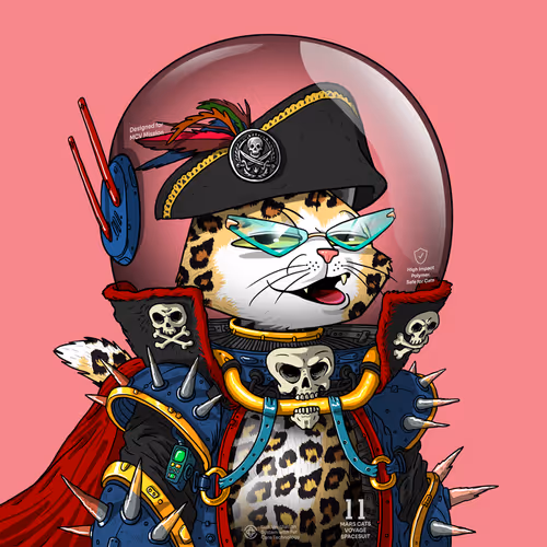 Mars Cat in Spacesuit #832