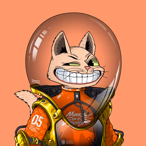 Mars Cat in Spacesuit #793