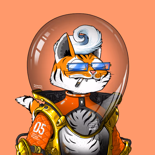 Mars Cat in Spacesuit #1369