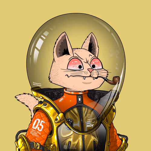 Mars Cat in Spacesuit #1495