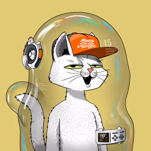 Mars Cat in Spacesuit #1655