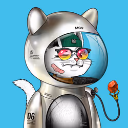 Mars Cat in Spacesuit #331