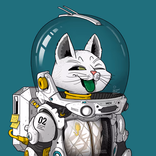 Mars Cat in Spacesuit #53