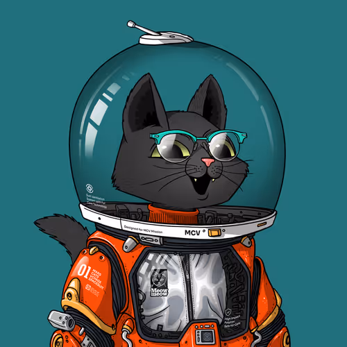 Mars Cat in Spacesuit #340