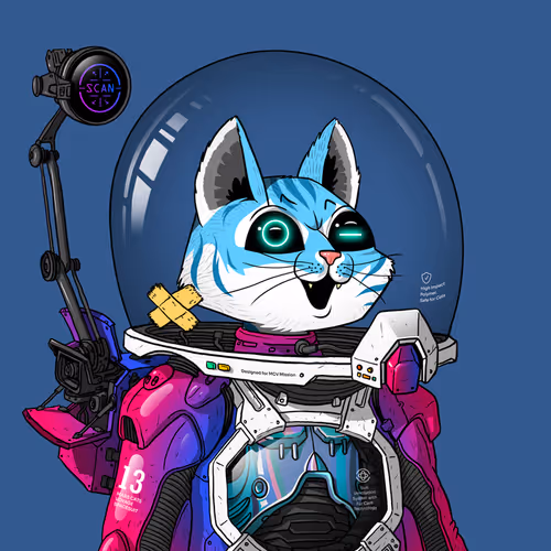 Mars Cat in Spacesuit #1263