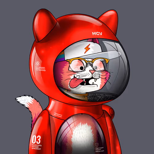 Mars Cat in Spacesuit #1633