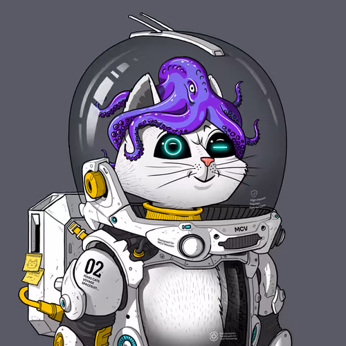 Mars Cat in Spacesuit #1187