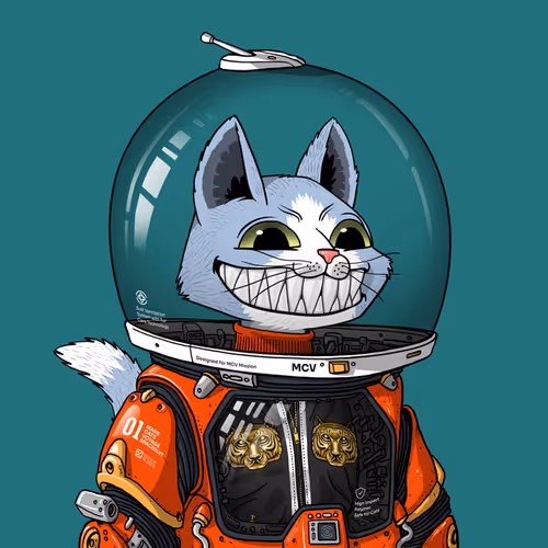 Mars Cat in Spacesuit #1022