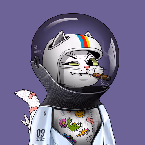 Mars Cat in Spacesuit #1126