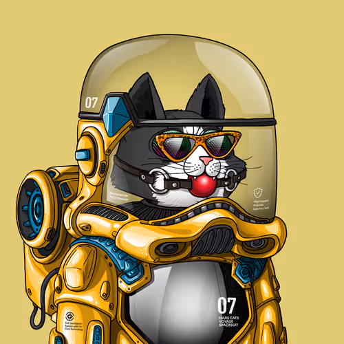 Mars Cat in Spacesuit #530