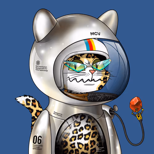 Mars Cat in Spacesuit #234