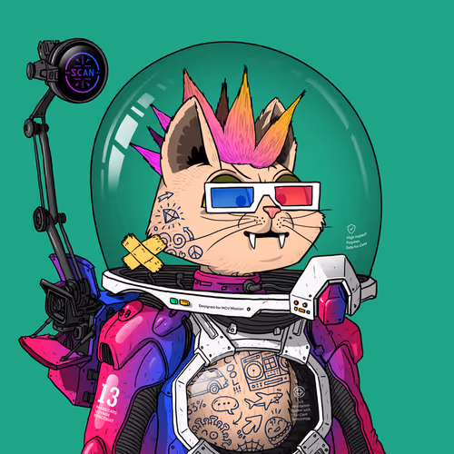 Mars Cat in Spacesuit #405