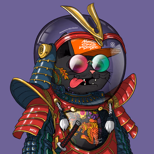 Mars Cat in Spacesuit #1688