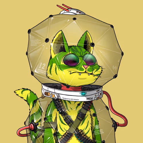 Mars Cat in Spacesuit #979
