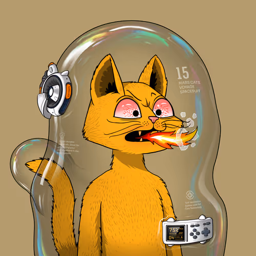 Mars Cat in Spacesuit #350