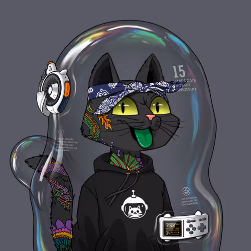 Mars Cat in Spacesuit #312