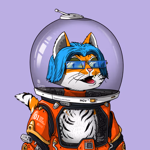 Mars Cat in Spacesuit #438