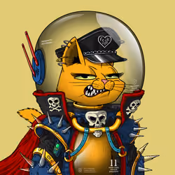 Mars Cat in Spacesuit #641