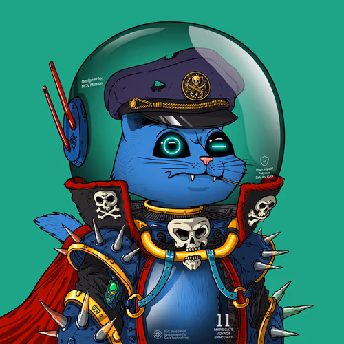 Mars Cat in Spacesuit #1120
