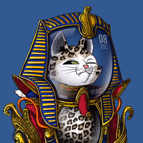 Mars Cat in Spacesuit #1468