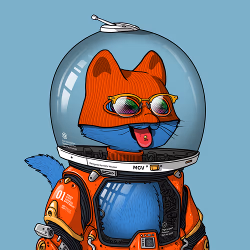 Mars Cat in Spacesuit #1415