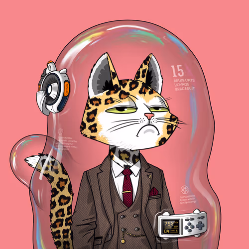 Mars Cat in Spacesuit #1465