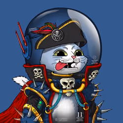 Mars Cat in Spacesuit #1931