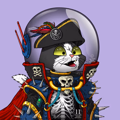 Mars Cat in Spacesuit #963