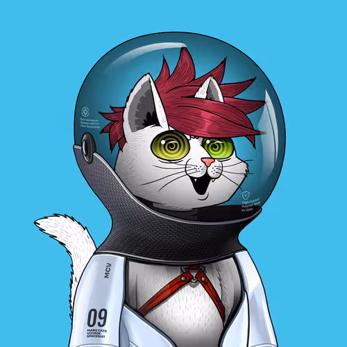 Mars Cat in Spacesuit #1835