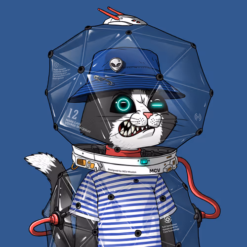 Mars Cat in Spacesuit #1525