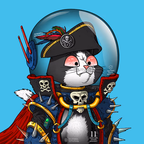 Mars Cat in Spacesuit #1669