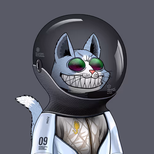 Mars Cat in Spacesuit #1023