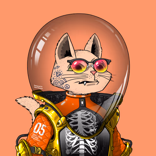 Mars Cat in Spacesuit #820
