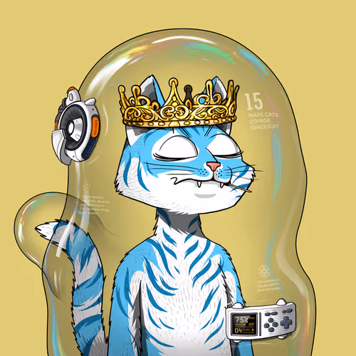 Mars Cat in Spacesuit #258