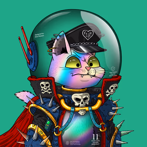 Mars Cat in Spacesuit #287
