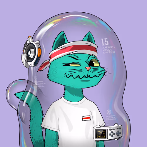 Mars Cat in Spacesuit #51