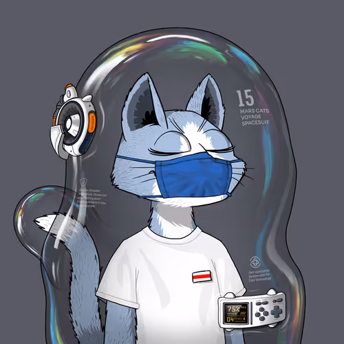 Mars Cat in Spacesuit #96