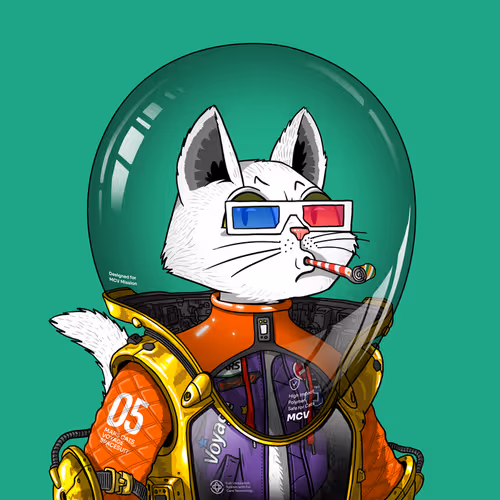 Mars Cat in Spacesuit #1549