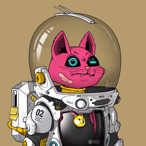 Mars Cat in Spacesuit #855